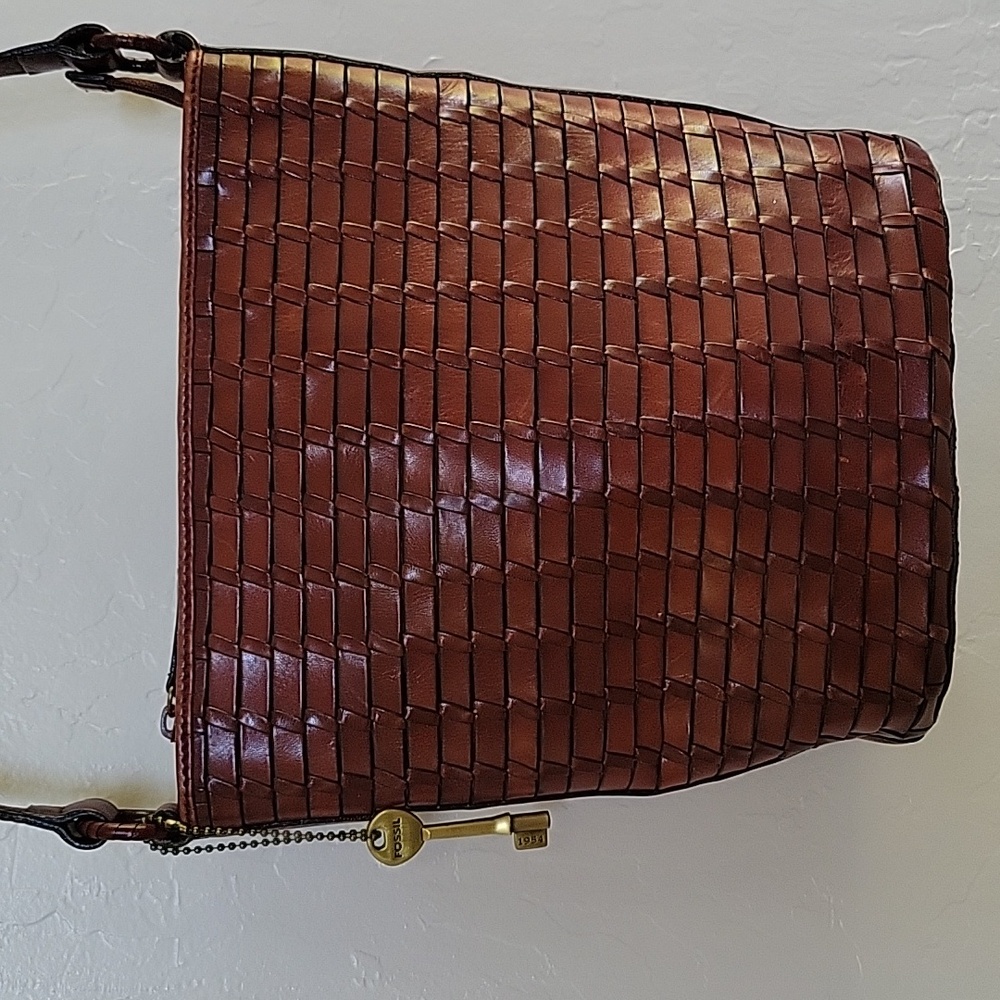 Fossil Genuine Leather Shoulder Bag